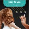 Trimming Shop 18-Piece Mixed-Size Pearl Hair Pins with Gold-Tone Pins view 4