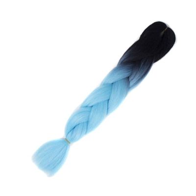 Synthetic Ombre Braiding Hair Extensions for Women, 24 in Jumbo Box Braids, 100 g (B17)