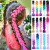 Synthetic Ombre Braiding Hair Extensions for Women, 24 in Jumbo Box Braids, 100 g (B17) view 2
