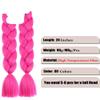 Synthetic Ombre Braiding Hair Extensions for Women, 24 in Jumbo Box Braids, 100 g (B17) view 4
