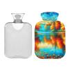Hot Water Bottle with Autumn Lake Reflection, 1 L view 2