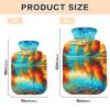 Hot Water Bottle with Autumn Lake Reflection, 1 L view 3