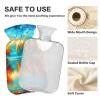 Hot Water Bottle with Autumn Lake Reflection, 1 L view 4