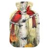 Hot Water Bottle with Birds on Birch Branches, 1 L view 1