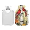 Hot Water Bottle with Birds on Birch Branches, 1 L view 2
