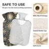 Hot Water Bottle with Velvet Cover for Neck and Shoulder Pain Relief, 1 Liter view 4