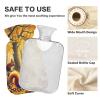 Herbststichhrner Wald Hot Water Bottle with Soft Cover, 2 L view 4