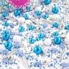 Streusel Glück Christmas Snow Magic Sprinkles, White, Blue & Silver, 180 g view 2