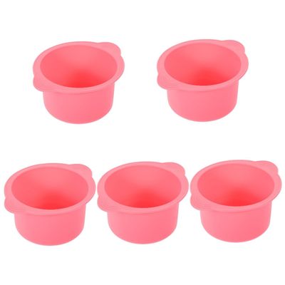 Baluue 5-Piece Silicone Wax Warmer Bowls