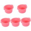 Baluue 5-Piece Silicone Wax Warmer Bowls view 1