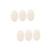 FRCOLOR 2 Sets Bath Shower Loofah Sponge Puff Set, Natural Exfoliating Sponge with Fabric Back, 3 Pieces x 2 view 1