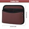 Car Seat Side Storage Bag for Jaguar F-Pace 2016–2020, PU Leather, A-RED view 3