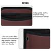Car Seat Side Storage Bag for Jaguar F-Pace 2016–2020, PU Leather, A-RED view 4