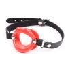 Extreme Open-Mouth Ball Gag, Adjustable, Red view 2