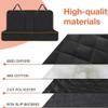 SRTMIRJJ Dog Car Seat Cover for Ford EcoSport 2018–2023, Waterproof and Scratch-Resistant Rear Seat Hammock, Black view 3