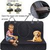 SRTMIRJJ Dog Car Seat Cover for Ford EcoSport 2018–2023, Waterproof and Scratch-Resistant Rear Seat Hammock, Black view 4
