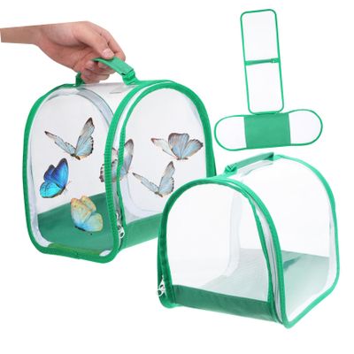 BESPORTBLE Butterfly Mesh Cage for Caterpillars, PVC and 600D Polyester
