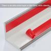 PVC Corner Protector Strip, 5.5 cm Wide, Red, 2.4 m view 4