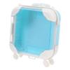 FRCOLOR 3-Piece Transparent Eyelash Storage Box, Portable False Eyelash Organizer view 1