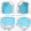 FRCOLOR 3-Piece Transparent Eyelash Storage Box, Portable False Eyelash Organizer view 3