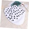 TOYANDONA 3-Layer Cotton Triangle Burp Cloth, Absorbent and Lightweight for Newborns, White, Random Style view 4