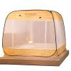 GLMGBP Pop-Up Mosquito Net Tent with Floor, Foldable Canopy for Bedrooms and Outdoor Trips, Washable, for Single to King-Size Beds view 1