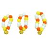 jojobasec Soft Adjustable Cat Collars with Colorful Pom-Poms and Bells, 4-Piece Set, Large, Plush view 4