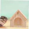 BESPORTBLE Wooden Guinea Pig House and Small Pet Hideout view 3