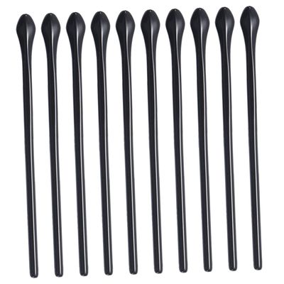 minkissy 10-Piece Black Plastic Eyeglass Temple Ear Cushions for Children