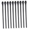 minkissy 10-Piece Black Plastic Eyeglass Temple Ear Cushions for Children view 1