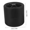 Supvox Garden Stool Wheels, 2-Piece Rubber Set, Black, Sturdy view 4