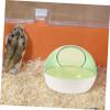 Supvox 4-Piece Transparent Hamster Sand Bath Boxes for Small Animals view 2