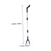 BESPORTBLE Foldable Trash Picker, Lightweight Aluminum Alloy and PP Grabber, Extra-Long Handle for Outdoor Cleaning view 2