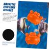 BESPORTBLE Magnetic Aquarium Brush, Cartoon Crab Glass Cleaner view 4