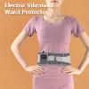Electric Heated Waist Belt with Adjustable Carbon Fiber Back Support and Vibration Massage view 2