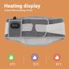 Electric Heated Waist Belt with Adjustable Carbon Fiber Back Support and Vibration Massage view 4