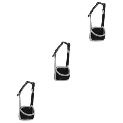 Supvox 3-Piece Wear-Resistant Adjustable, Breathable Dog Muzzle Set for Outdoor Activities