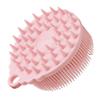 FOMIYES 3-Piece Silicone Scalp and Body Scrub Brush Set, Pink view 3