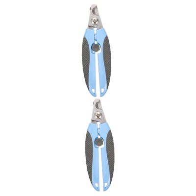 Supvox 2-Piece Nail Clippers for Cats and Dogs, Ergonomic Portable Claw Trimmers with Non-Slip Handle, Easy to Use, for Small, Medium, and Large Pets