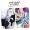 Supvox 2-Piece Nail Clippers for Cats and Dogs, Ergonomic Portable Claw Trimmers with Non-Slip Handle, Easy to Use, for Small, Medium, and Large Pets view 3