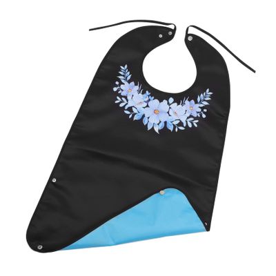 FOMIYES Reusable Adult Bib with Large Catch-All Pocket