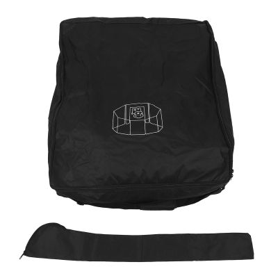 Fabric Dog Playpen Storage Bag with Zipper Pockets, Large Capacity, Oxford Cloth