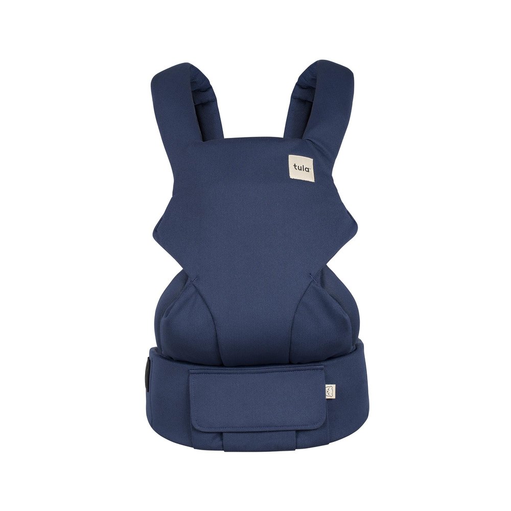 Tula Explore Mesh Baby Carrier for Newborns from Birth, 3-in-1 Baby Carrier with Mesh Back Panel, Front and Back Carry, Indigo