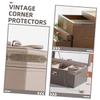 Brass Corner Protectors, 8 Pieces, for Jewelry Boxes and Wooden Boxes view 2