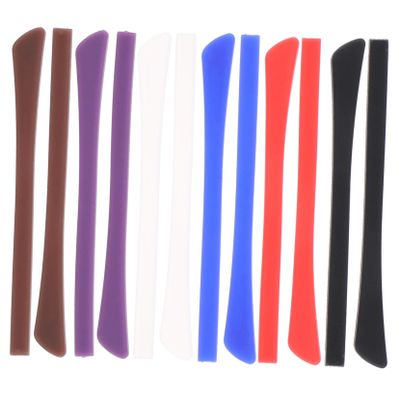 Beavorty Silicone Eyeglass Temple Sleeves, Non-Slip, 12 Pairs