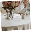Ceramic Tissue Box, Creative Napkin Holder for Bedroom, White view 2