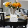 Ceramic Tissue Box, Creative Napkin Holder for Bedroom, White view 3