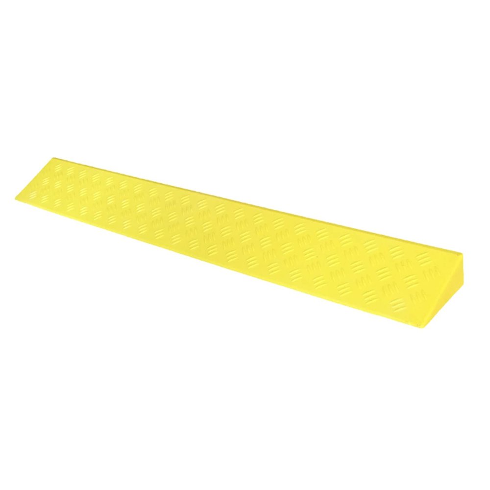 Heavy-Duty Threshold Ramp, Yellow, 7 cm