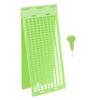 FOMIYES 5-Piece Braille Slate and Stylus Set for Blind Users, Plastic Braille Writing Board and Learning Tool, Light Green view 3