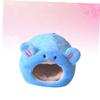 BESPORTBLE 3-Piece Hanging Hamster Nest, Plush Winter Bed, Blue view 2